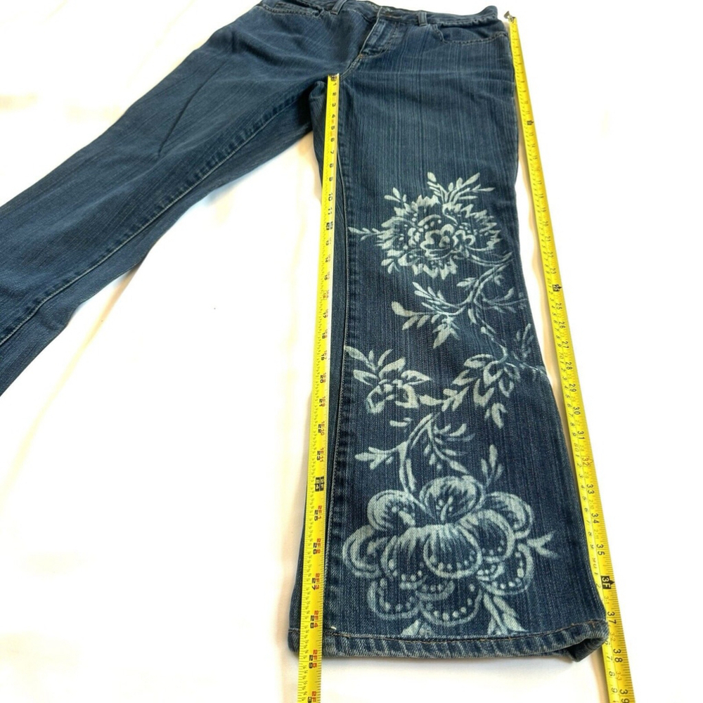 Vintage Lauren Jeans Ralph Lauren Bootcut Floral Print Cotton Dark Size:4 - Picture 7 of 13